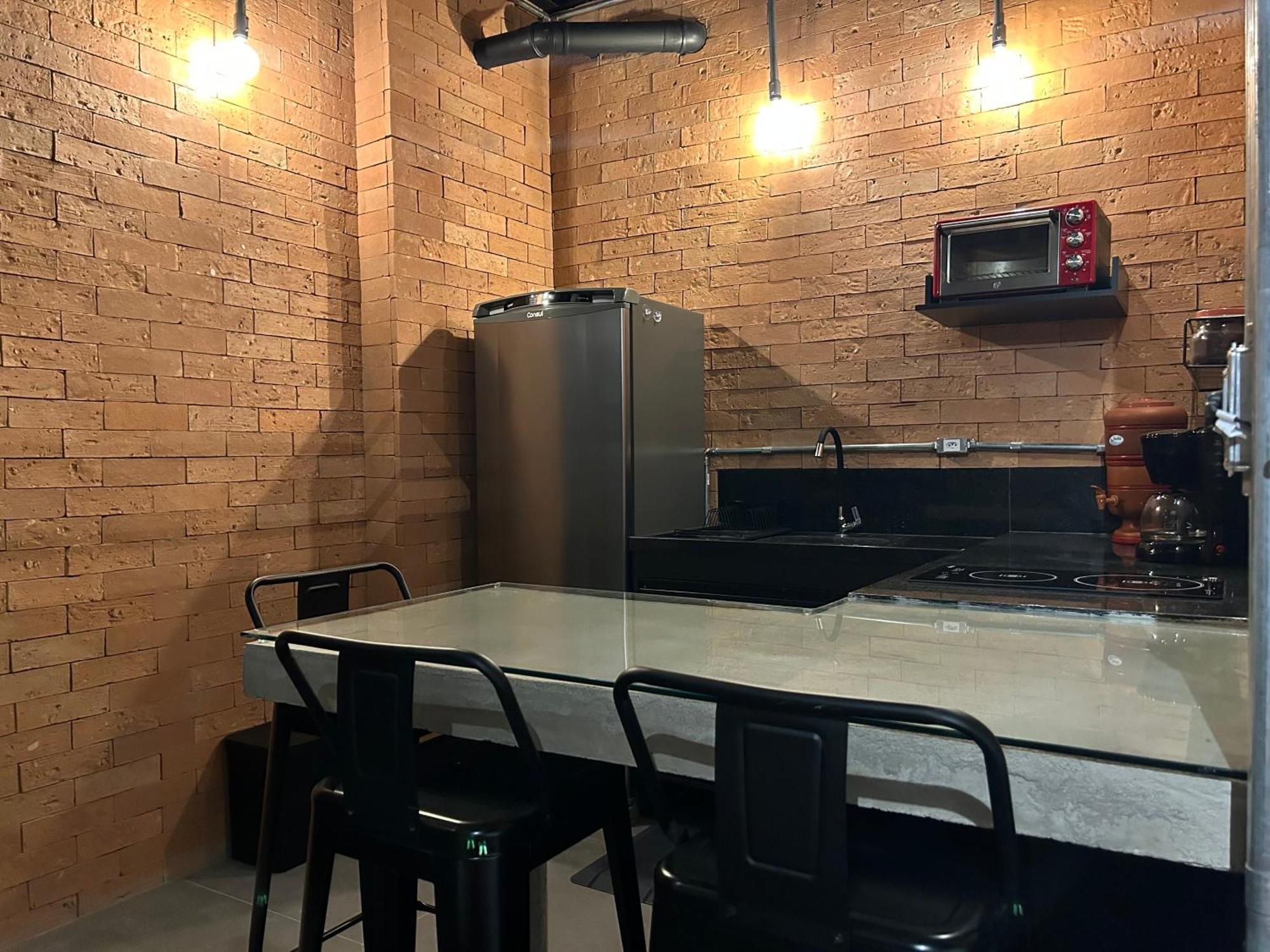 サンパウロ Pinheiros Duplex No Poolアパートホテル エクステリア 写真